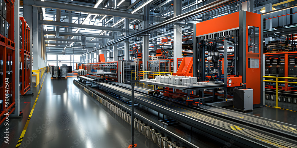 The Conveyor Belt in a Giant Refinery Factory, The Power of Belts