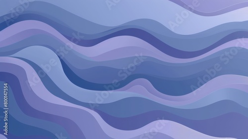 Serene Blue Waves Abstract Background Illustration