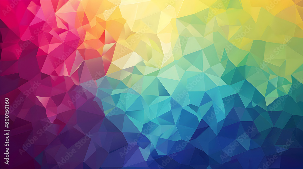 Obraz premium Abstract 2D geometric colorful background