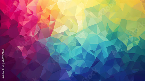 Abstract 2D geometric colorful background