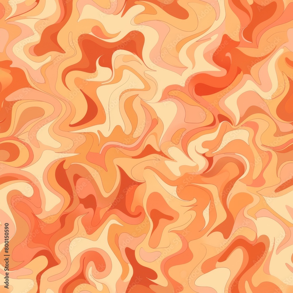Abstract Orange Wavy Pattern Background Design Abstract Orange Wavy Pattern Background Design