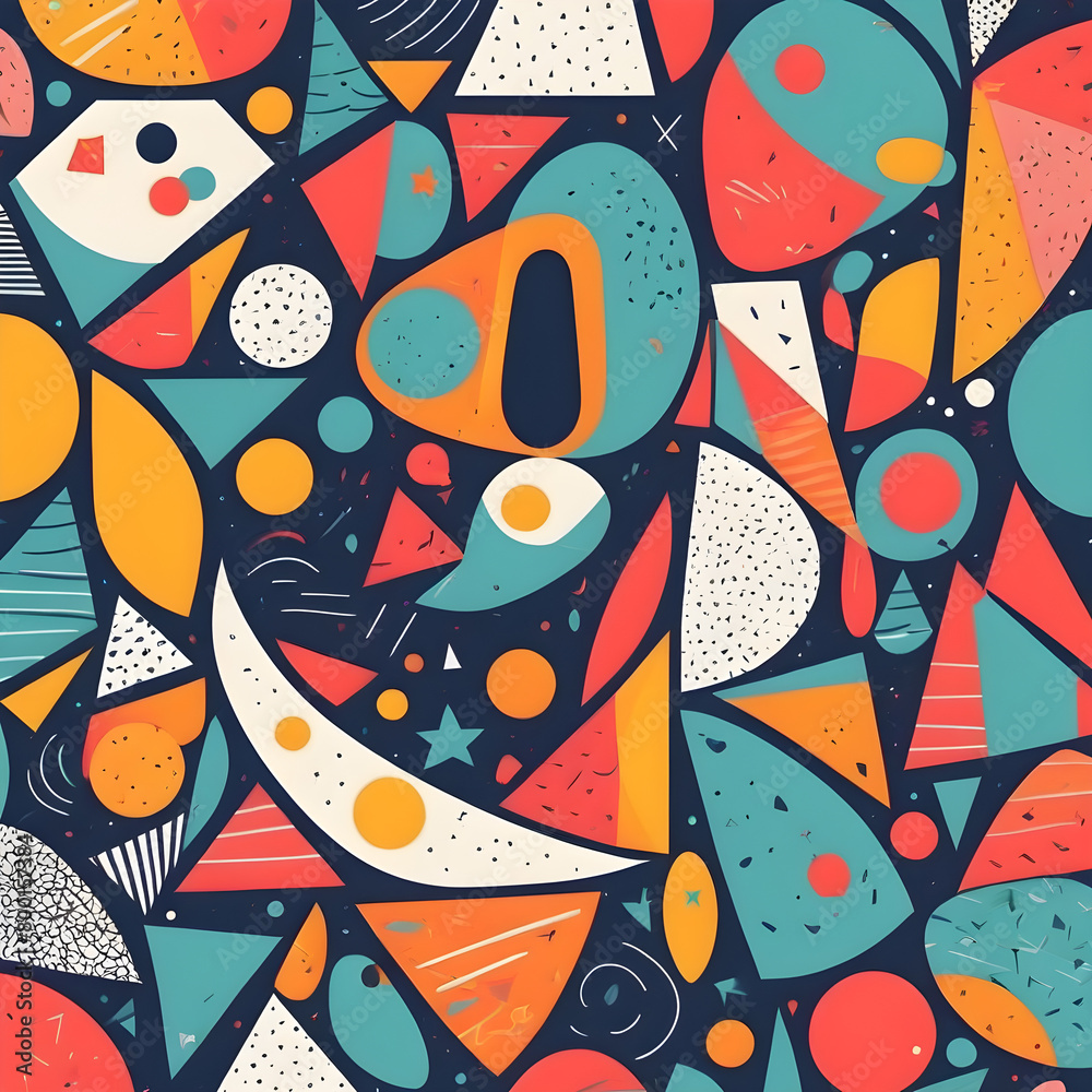 Obraz premium seamless pattern with flowers