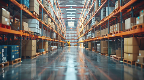 Efficient management of goods, tracking packages, and organizing inventory in a busy warehouse environment.