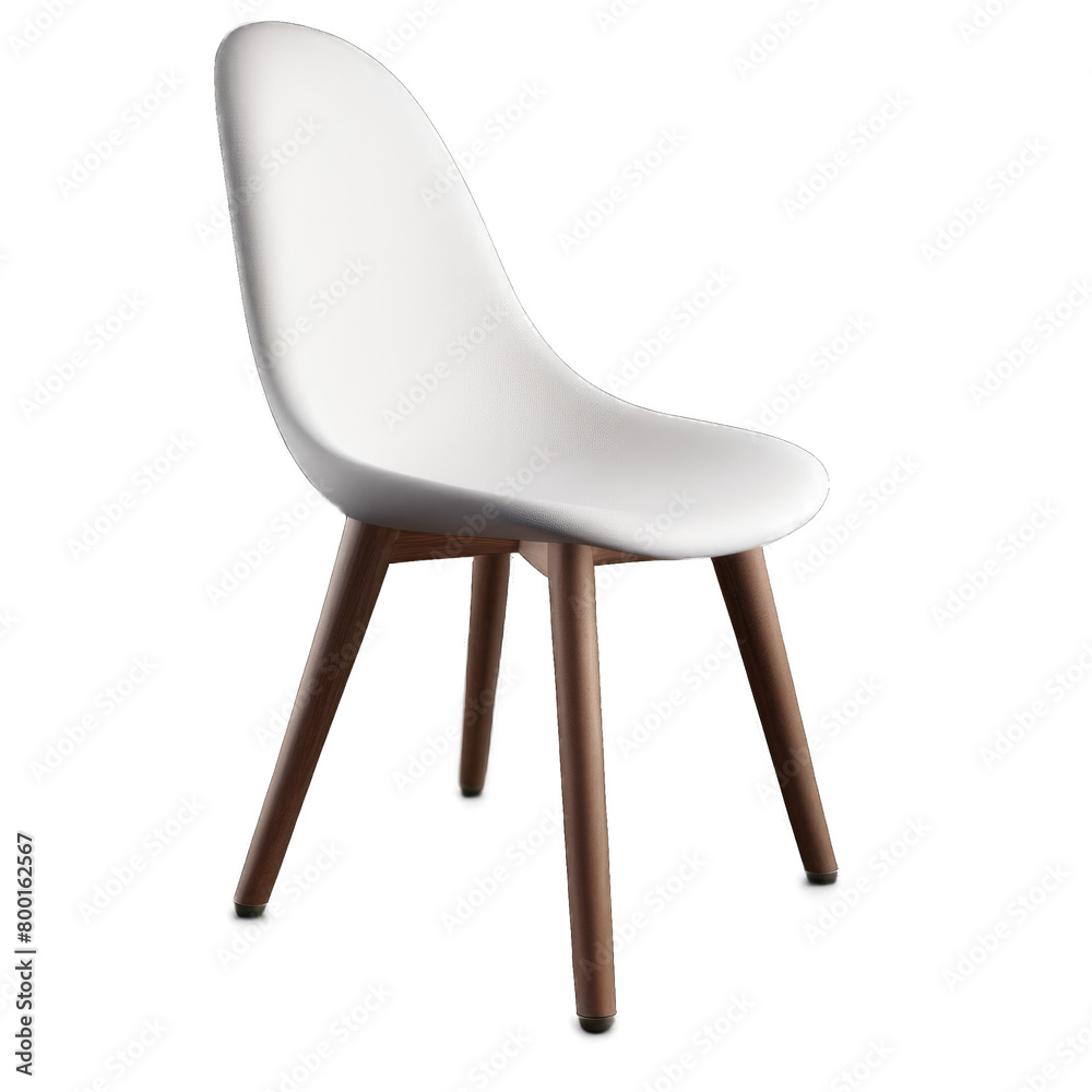 White plastic chair isolated on transparent background. White plastic chair isolated on transparent background.