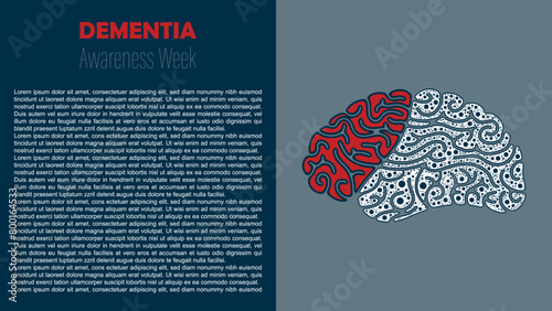 Dementia Awareness Week, vector design