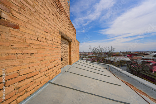 Roof of the Bibi-Khanym Mausoleum in Samarkand, Uzbekistan, Central Asia photo