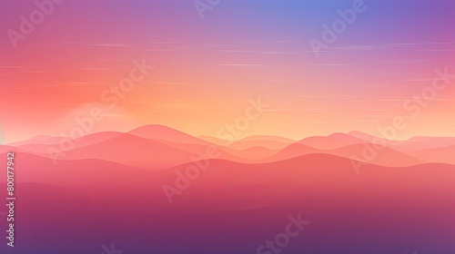 Gradient sunset sky with rich hues of orange and purple, ideal for inspirational quotes or serene themes