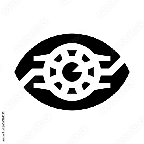 Robot Eye Line Icon (ID: 800184999)