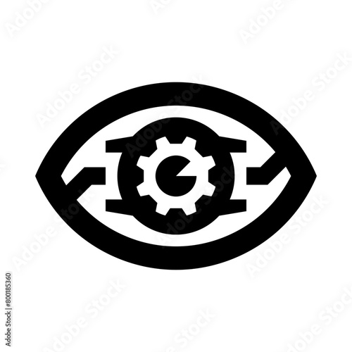 Robot Eye Line Icon (ID: 800185360)