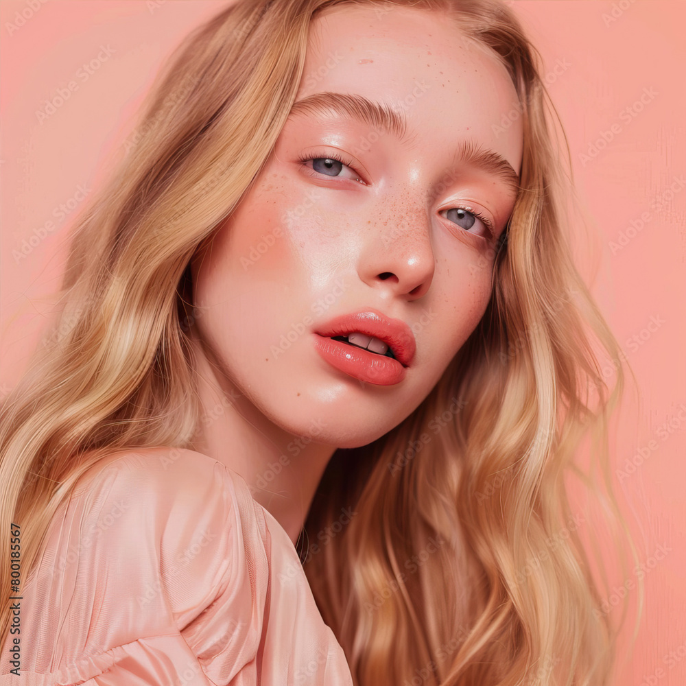 Close-up portrait of a model
Close-up portrait of a model