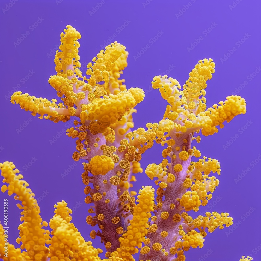 Fototapeta premium yellow corals.
