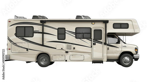 Class C RV isolated on transparent background