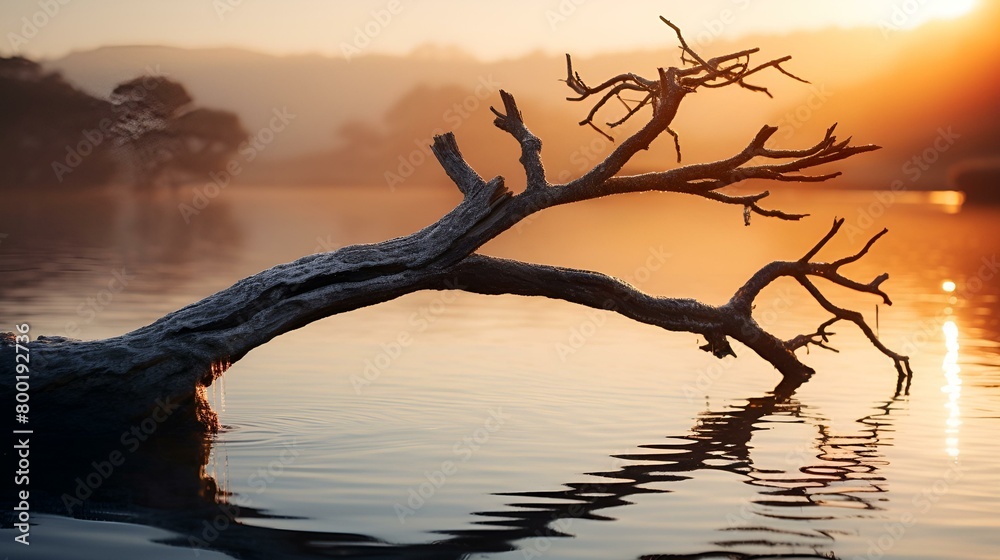 Scenic view of a serene lake at sunset, Scenic view of a serene lake at sunset,
