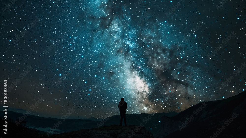 Fototapeta premium Galactic Guarantees: Infinity in the Stars