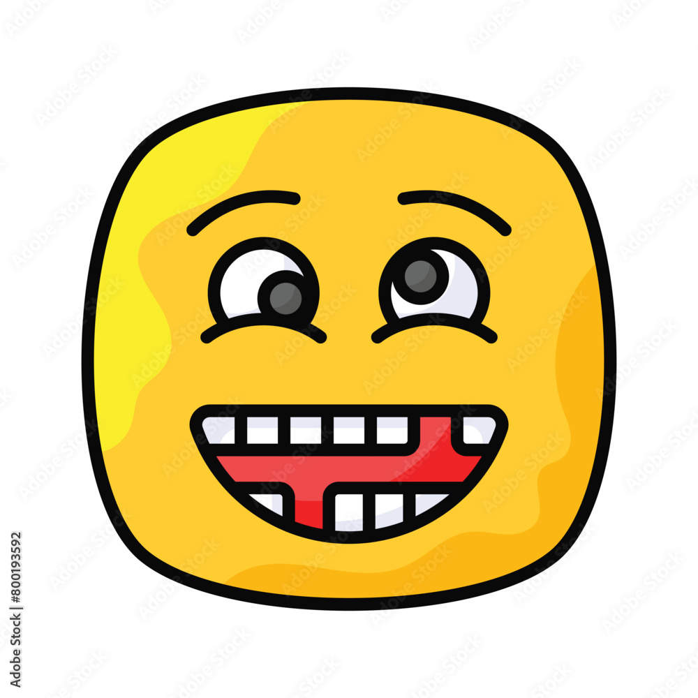 Visually perfect dumb emoji icon design, easy to use and download