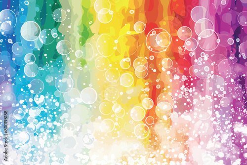 Modern rainbow liquid color flow colorful poster. Wave Liquid shape in black color background. Abstract composition