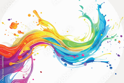 vintage Background abstract  colorful blots. Vector design