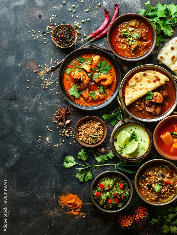 Aromatic Indian Curry Feast Inviting Gastronomes to a Flavorful Adventure
