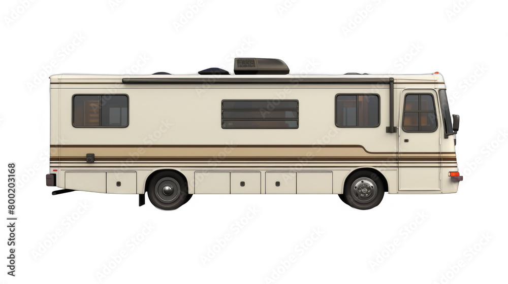 RV exterior isolated on transparent background