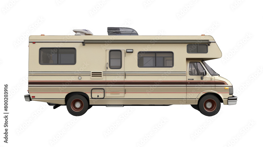 Class B RV isolated on transparent background