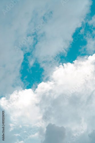 blue sky with clouds