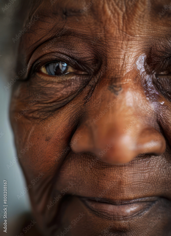 ritratto di donna anziana