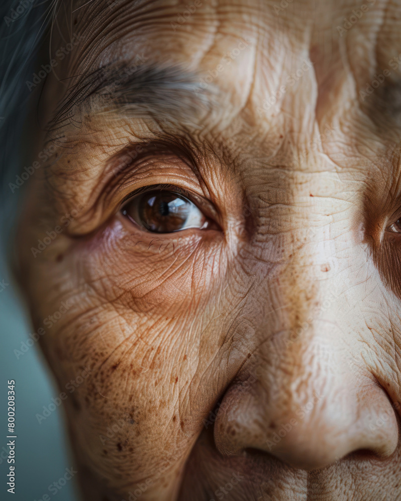 ritratto di donna anziana