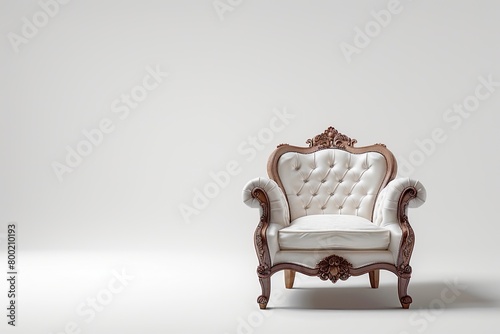 An armchair sofa captures attention with its understated elegance