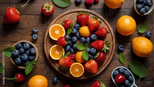 fruits and vegetables on the table