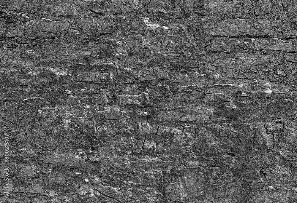 Stone wall pattern, natural stone texture, ground pavement background. Pencil sketch drawing illustration