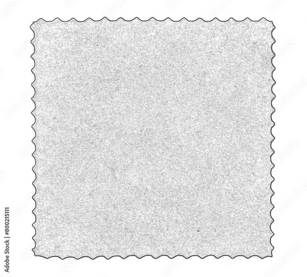 Fototapeta premium Paper confectionery napkin with solid brown texture. Hand drawn pencil sketch illustration