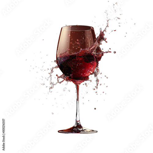 Wine splash İsolated Transparent Background 