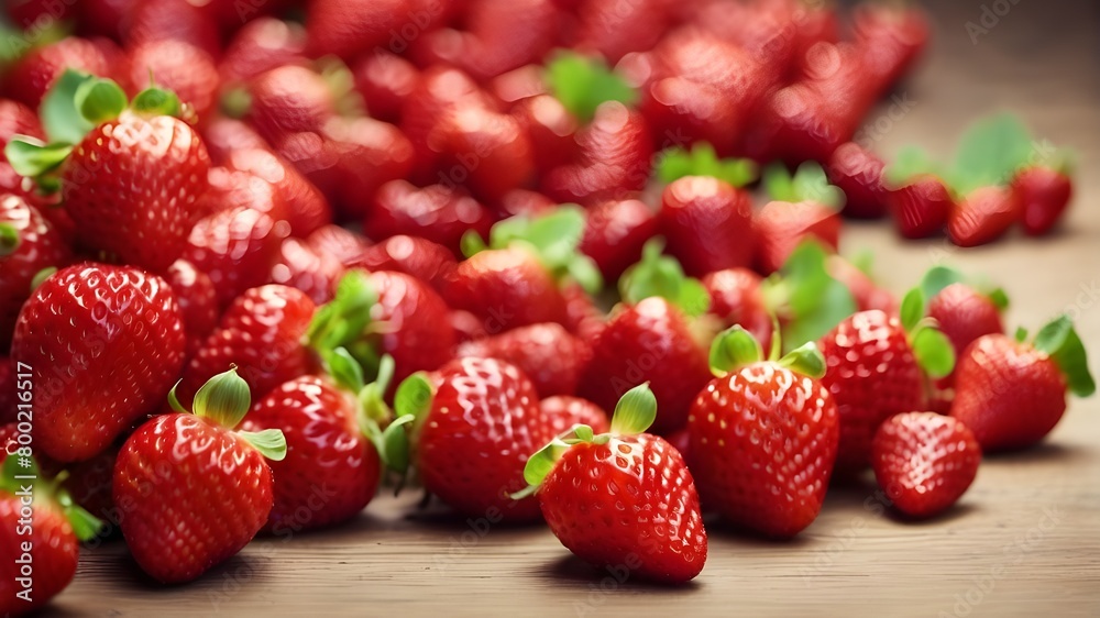 Header Banner with Strawberries