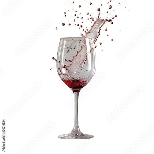 Wine splash İsolated Transparent Background 
