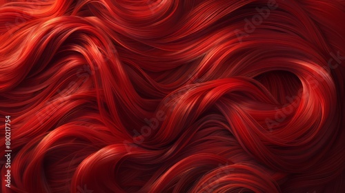 Curly red hair texture abstract background. Close up of hair.
