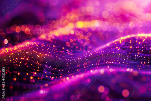 Captivating Artistic Imagery of iGaming Platform with Vibrant Purple, Pink, and Golden Hues
