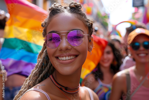 Diverse and Proud: Capturing the Spirit of LGBTQ+ Advocacy at a Pride Month Parade
