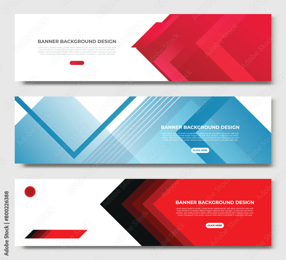 Set of Multicolors Gradient Line Blue, Green, Red Creative business PowerPoint slides template design. For presentation background, brochure, website slider, landing page, annual report and more