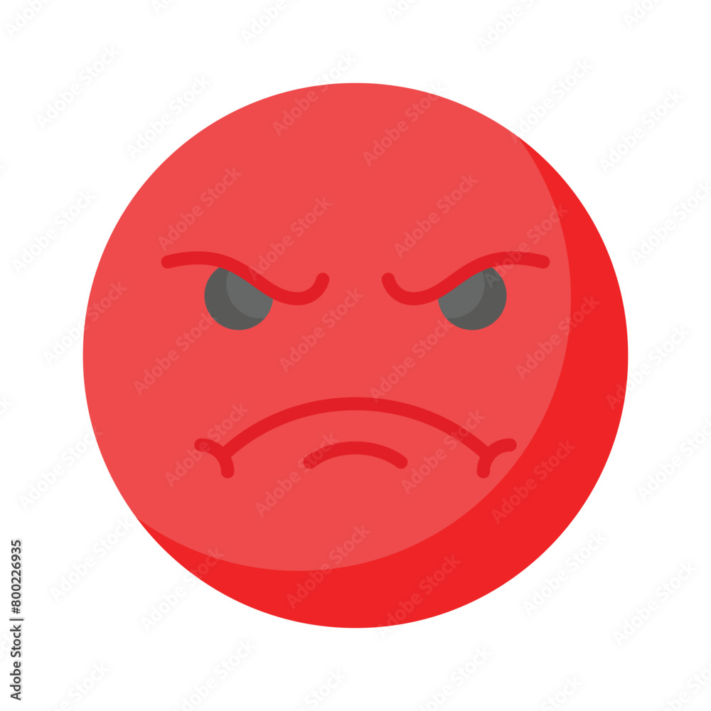 Have a look at this amazing icon of angry emoji, premium vector Have a look at this amazing icon of angry emoji, premium vector