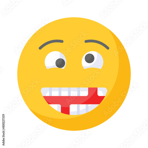 Visually perfect dumb emoji icon design, easy to use and download
