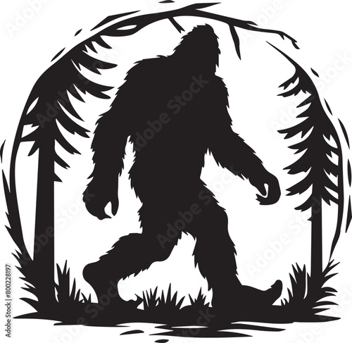 Bigfoot Sasquatch Silhouette