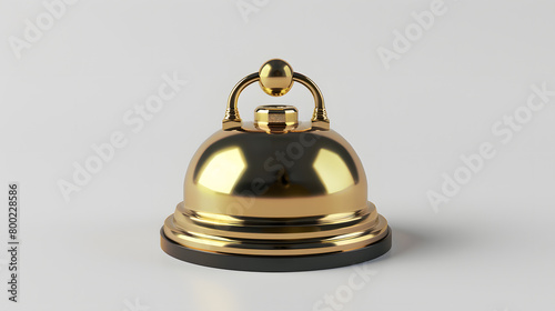 service bell isolated on a white background