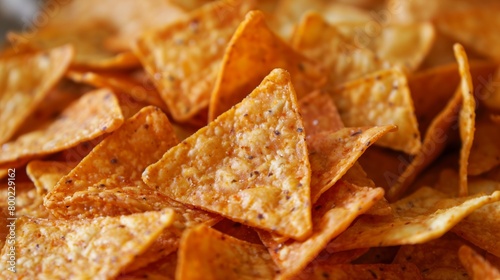 The most famous Mexican snack, nachos made con corn tortilla chips or totopos