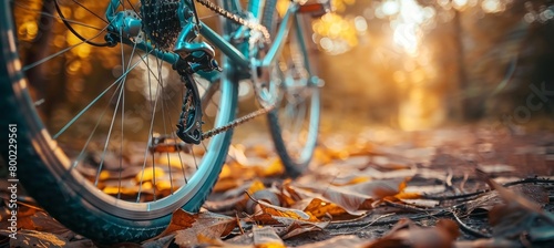 Detailed view of bicycle chain and gears, symbolizing precision in summer olympic sport