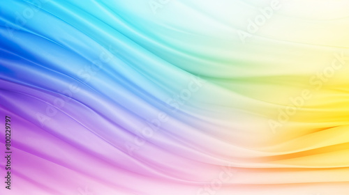 On a background of pure white  a colorful rainbow gradient is isolated.