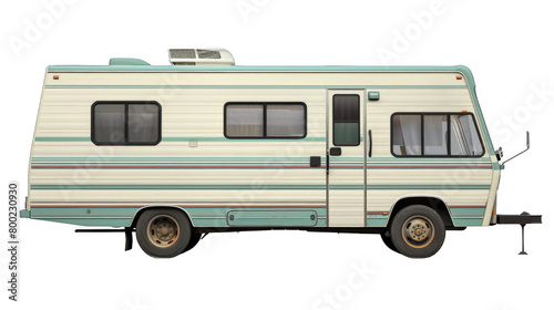 RV exterior isolated on transparent background