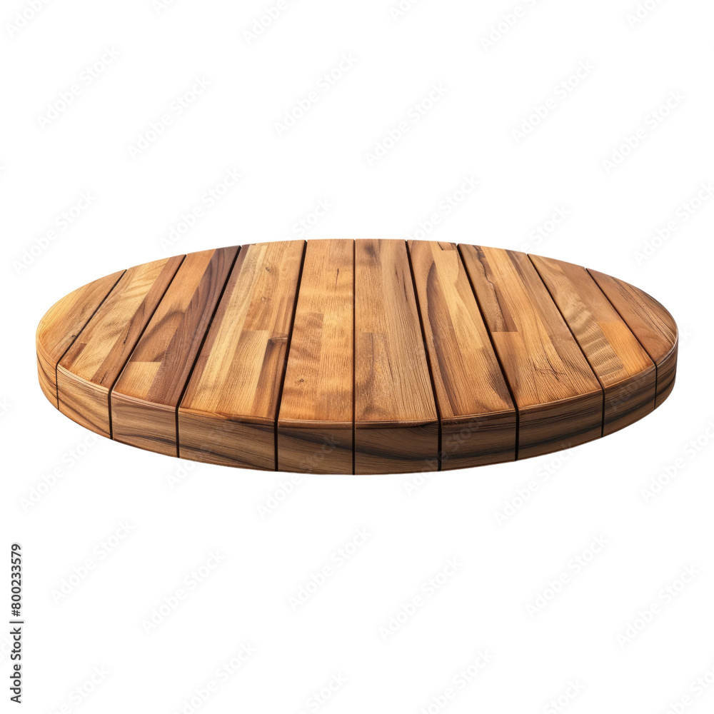 Round wooden podium isolated on transparent background Round wooden podium isolated on transparent background