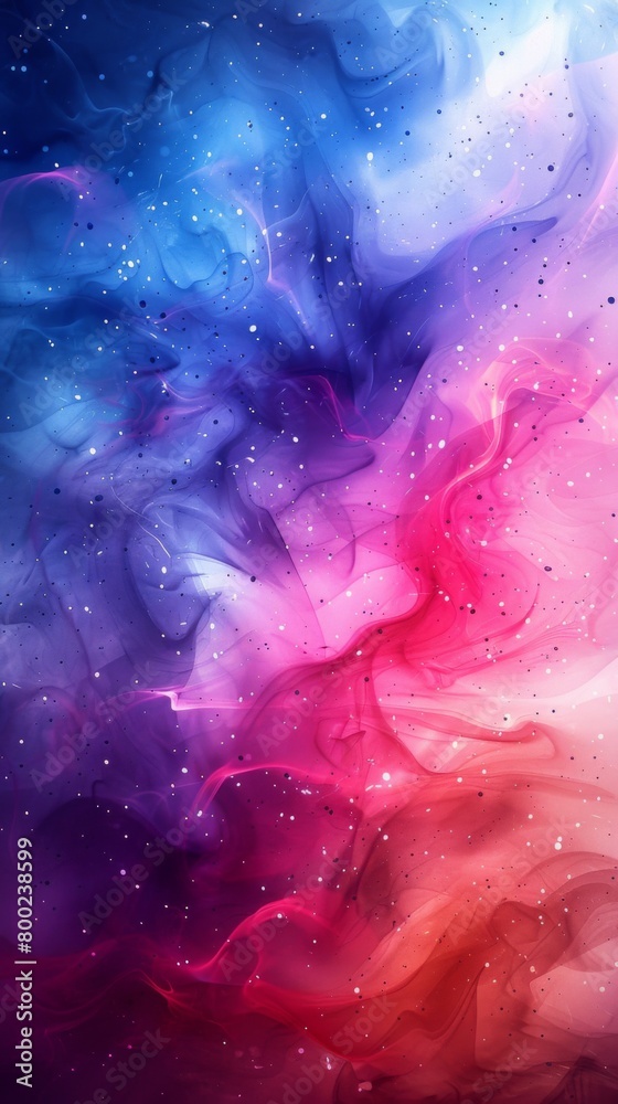 Fototapeta premium Vibrant Abstract Watercolor Background with Expressive Brushstrokes. Creative and Artistic 4K Wallpaper.