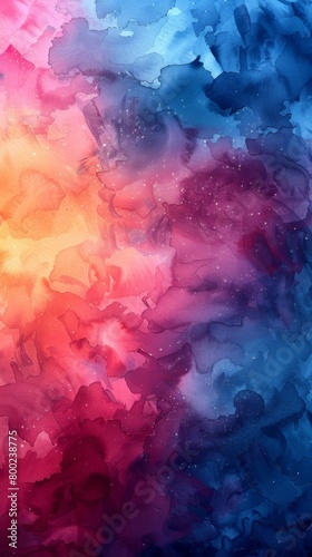 Vibrant Abstract Watercolor Background with Expressive Brushstrokes. Creative and Artistic 4K Wallpaper.
