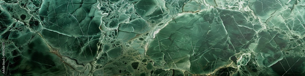 Naklejka premium Rich Patterns Green Marble Texture with Refined Elegance